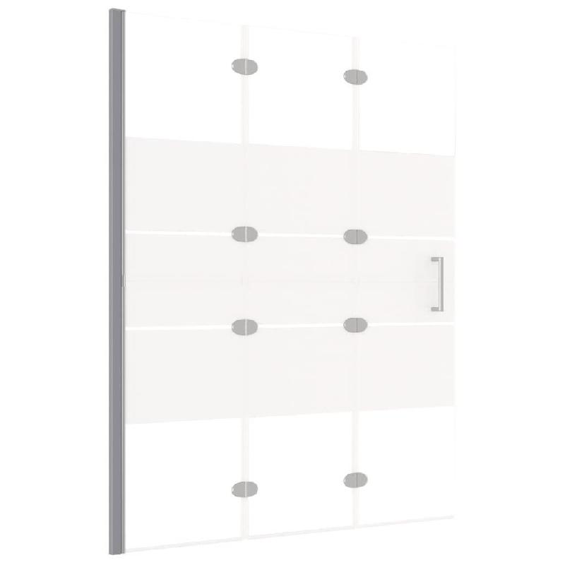 Helloshop26 - Cabine de douche pliable paroi de baignoire paroi de douche cabine de baignoire salle de bain maison intérieur ESG 100 02_0002011 - 300_0