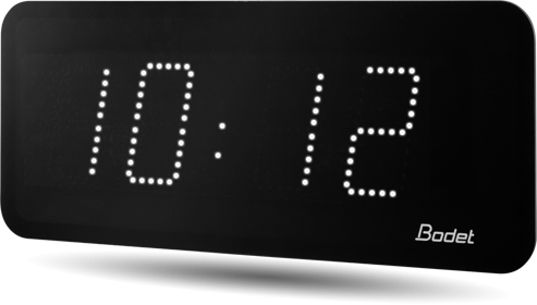 Horloge LED Style II 10, alimentation POE, NTP, LED blanche - BODET_0