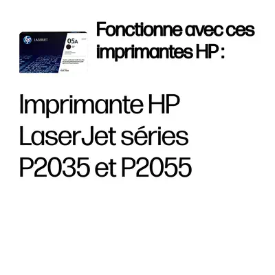 HP 05A toner LaserJet noir authentique_0