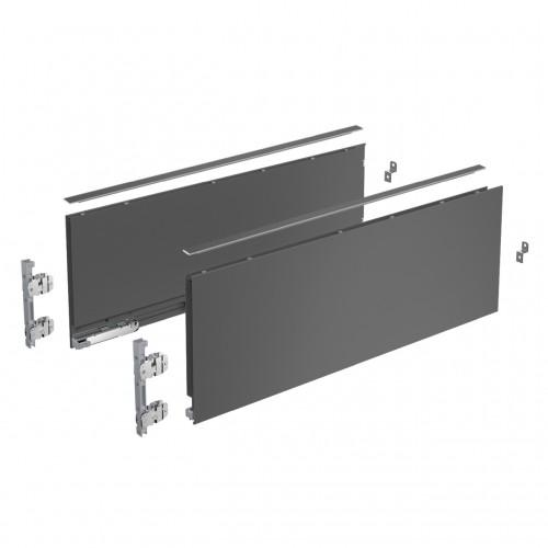 KIT TIROIR CASSEROLIER AVANTECH YOU - H187 MM - L300 MM - ANTHRACITE HETTICH
