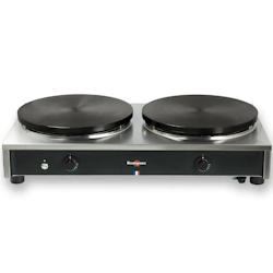 Krampouz Crêpière gaz double Standard - argenté CSCS8MA-KR_0