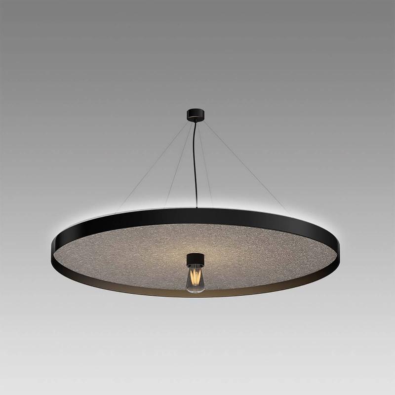LED-WORKS AUSTRIA LEDWORKS SONO-LED ROUND E27 SUSPENSION CADRE GRIS