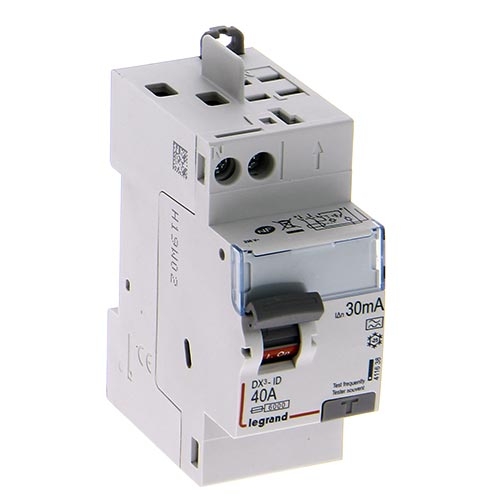 LEGRAND INTERRUPTEUR DIFFÉRENTIEL DX3 40A 30MA TYPE A AUTO 230V - 411638