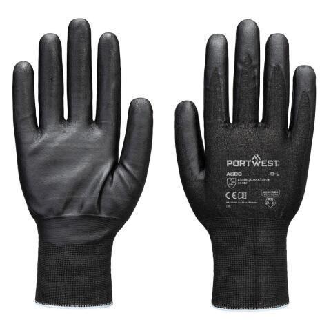 LOT DE 2 - PORTWEST A680 GANT NITRILE TUNGSTÈNE F21 NOIR - TAILLE XL