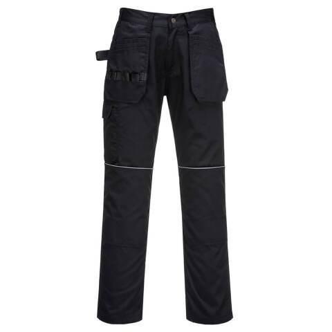 LOT DE 2 - PORTWEST ES720 ES1 ESSENTIAL PANTALON À POCHES HOLSTER NOIR SHORT - TAILLE 33 - COURT