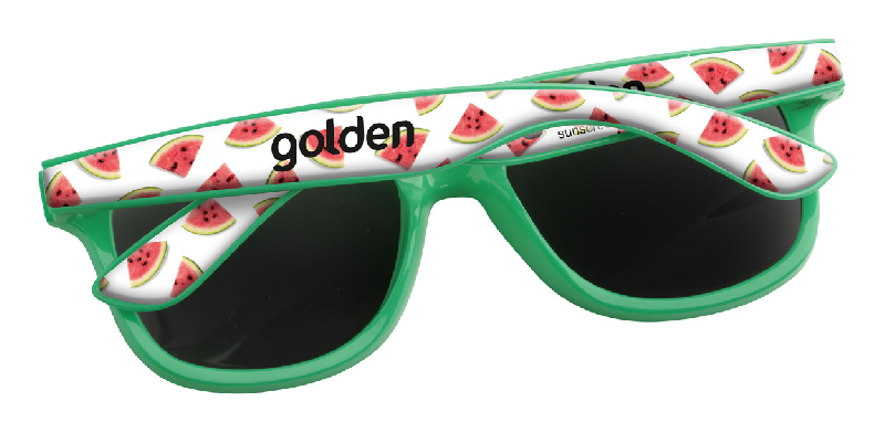Lunettes de soleil en plastique - Protection UV 400 - Idéal pour doming sur branches - Couleur vert_0