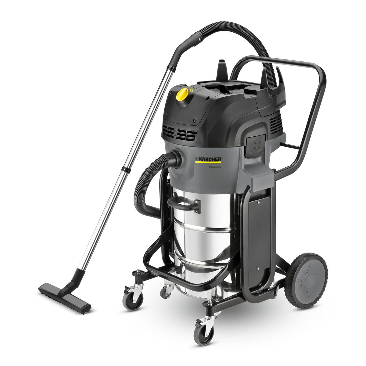 NT 55/2 Tact² Me I - Aspirateur poussière et eau - Kärcher - Cuve en acier inoxydable 55L - Débit d'air 2x74 l/s_0