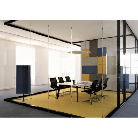 PANNEAU ACOUSTIQUE GARY WALL 120 X 160 CM - BANDE AUTO - NOIR