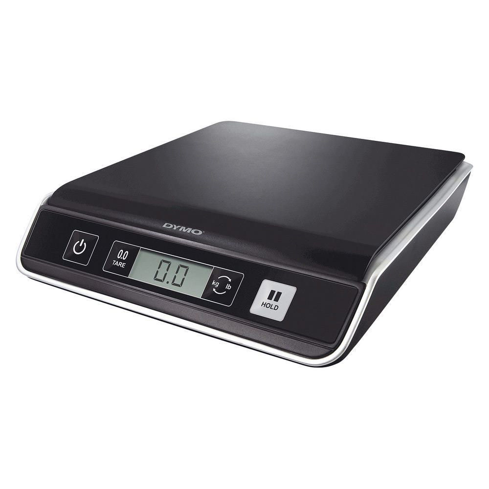 PESE-PAQUETS DYMO M5 - CAPACITE 5KG - NUMERIQUE USB - L21,1 X H4,5 X P23,4 CM - NOIR