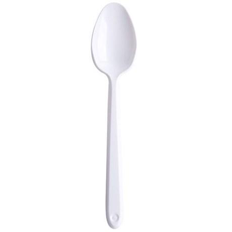 PETITE CUILLÈRE JETABLE BLANC 125 MM (VENDU PAR 100)