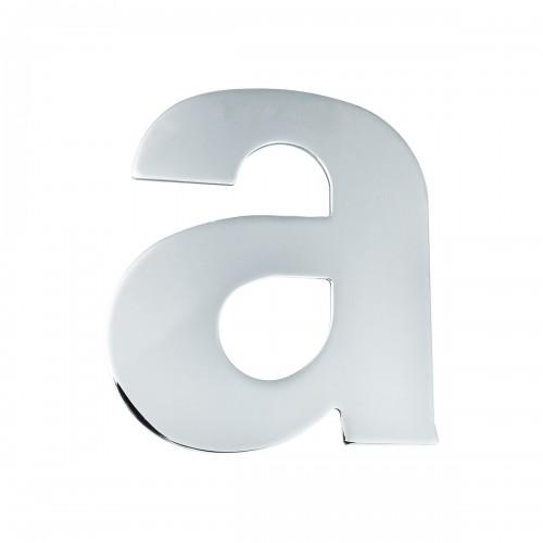 PLAQUE SIGNALÉTIQUE NUMÉRO OU LETTRE EN INOX POLI DÉCOUPÉ - A KARCHER DESIGN