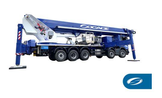 Plateforme aérienne télescopique ForSte 100TJJ - hauteur de travail 100m - capacité 600kg - double JIB_0