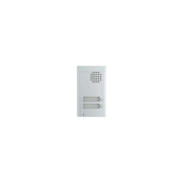 PLATINE SAILLIE 2 BP AVEC FAÇADE ALUMINIUM DA2DS - AIPHONE 110540