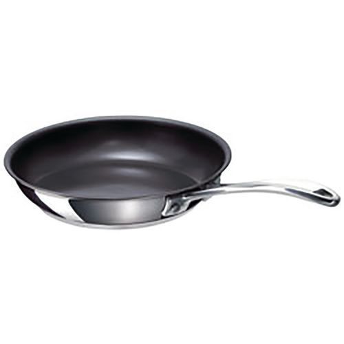 POÊLE LISSE ANTIADHÉSIVE EN ACIER INOXYDABLE DE 24CM