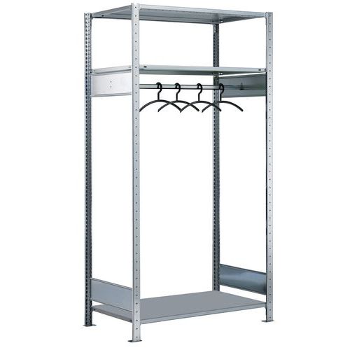 PORTE MANTEAUX EASY-FIX DÉPART LARGEUR:750 MM CHMAXEL.:50 KG - SCHULTE LAGERTECHNIK