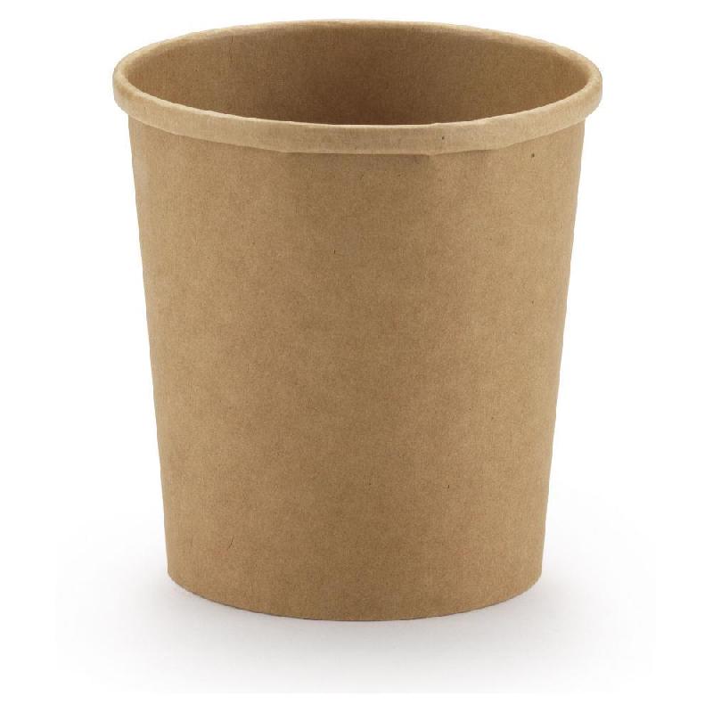 POT EN CARTON 48CL KRAFT BRUN - LOT DE 25