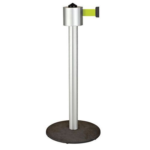 POTEAU ALUMINIUM STORETRAC MONO À SANGLE 12M - JAUNE FLUO - BELTRAC