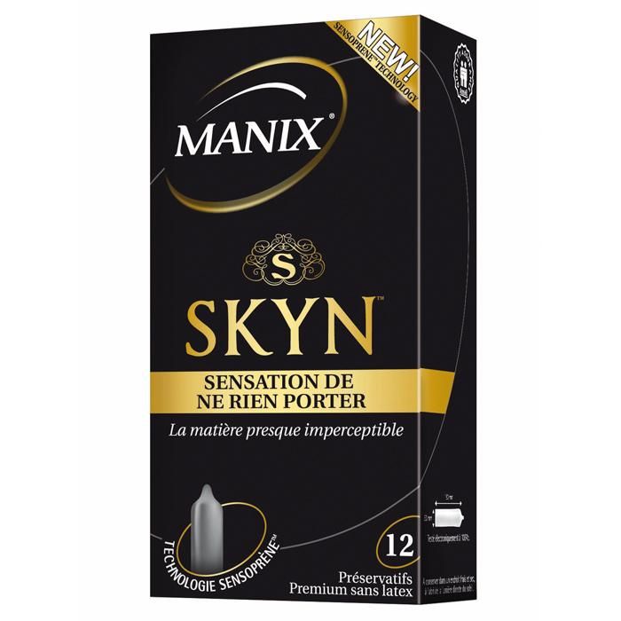 12 PRÉSERVATIFS MANIX SKYN