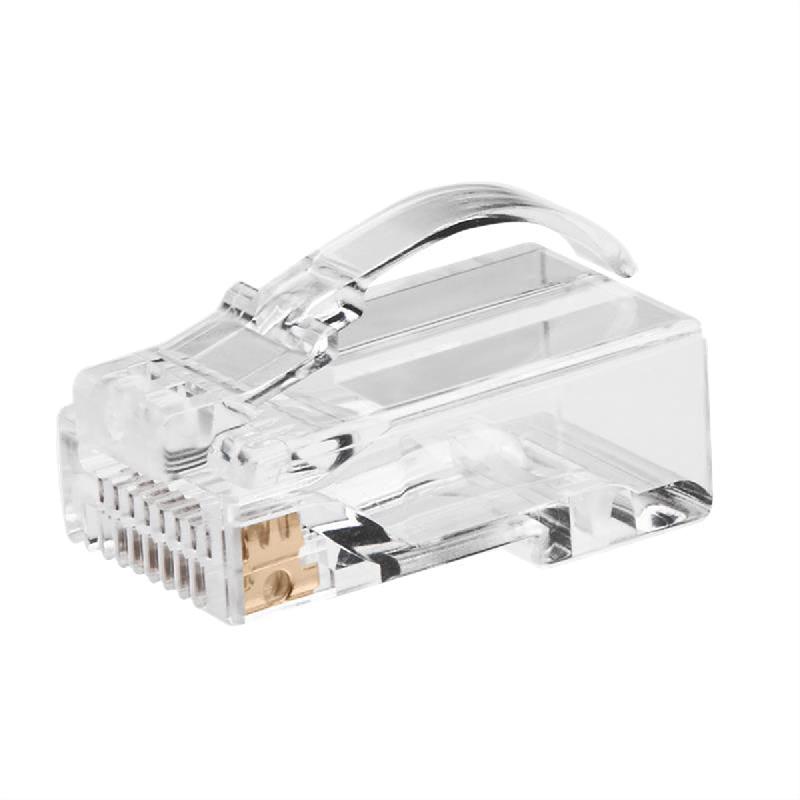 ROLINE Connecteur modulaire non blindé Cat.6A (Classe EA), Easy Passthrough, pour câble solide/tresse, 10 unités_0