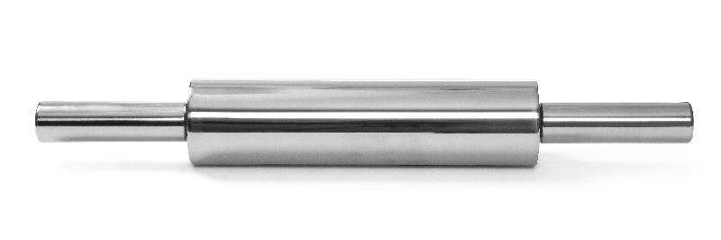 ROULEAU À PÂTISSERIE EN ACIER INOXYDABLE, STOCKÉ, DIAMÈTRE 60X250X470 MM