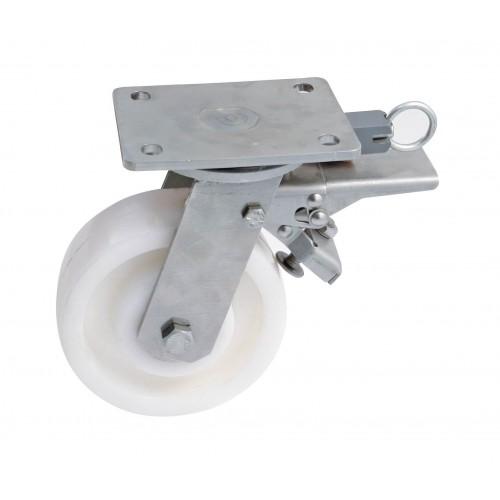 ROULETTE PIVOTANTE À BLOCAGE DIRECT 250 MM- CHARGE 1200 KG - ROULEMENTS À BILLES AVL