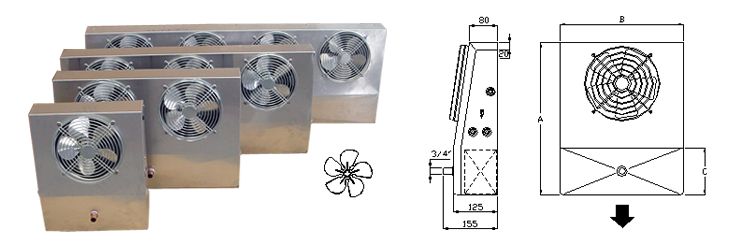 Sb - évaporateur - sereva - puissance du moteur 5 à 16 w_0