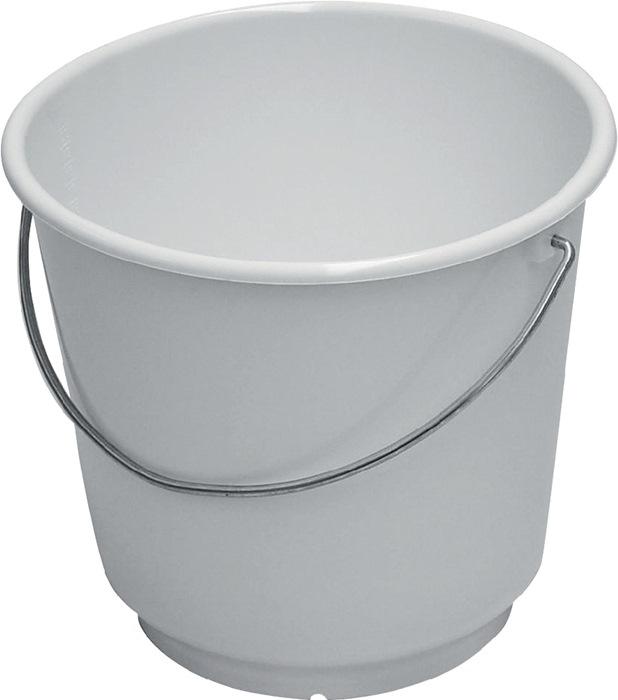 Seau 20 l polyéthylène blanc compatible avec produits alimentaires D. 370 mm hauteur 330 mm LOCKWEILER_0