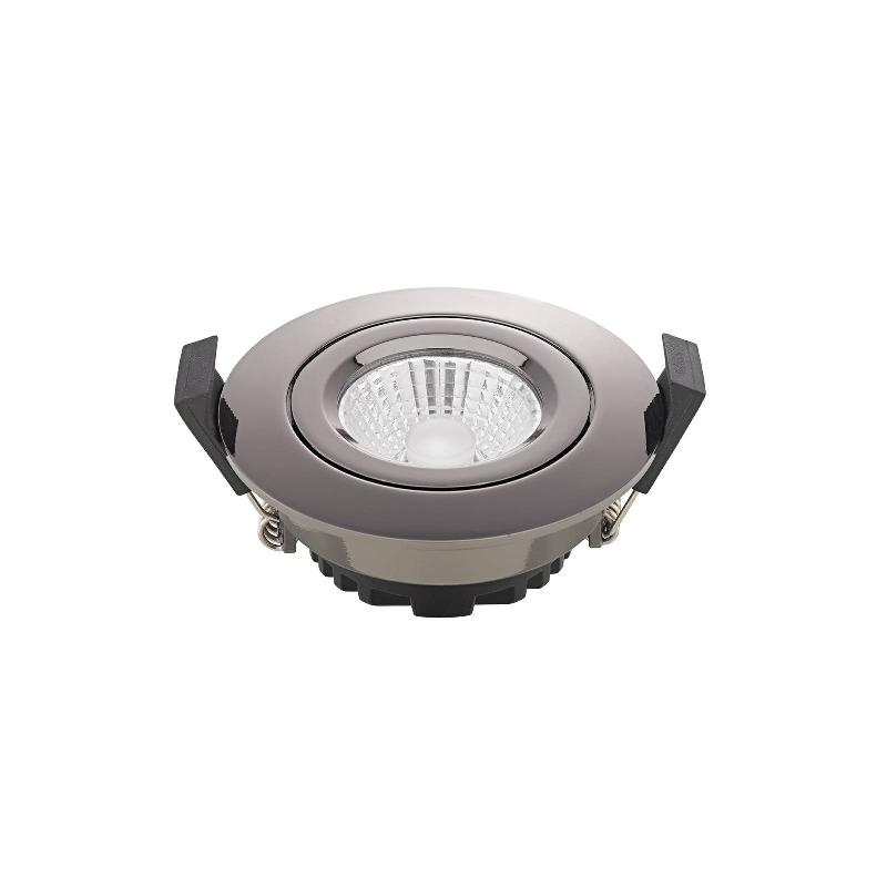 SIGOR LED SPOT À ENCASTRER AU PLAFOND DILED, Ø 8,5CM, 6 W, DIM-TO-WARM, CHROME