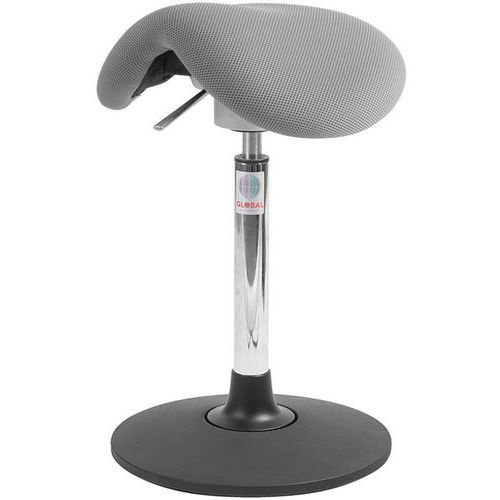 SIÈGE MINI SWAY FLEXMATIC - TISSU 3D - MEDIUM - GRIS - GLOBAL PROFESSIONAL SEATING