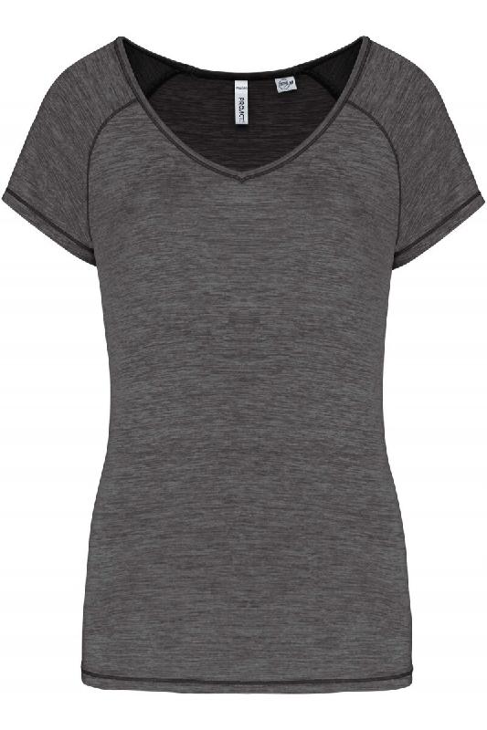 T-shirt de sport écoresponsable femme Marl Dark Grey XXL 88% Polyester | 12% Elasthanne - XXL 3663639105002_0