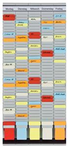 TABLEAU PLANNING À FICHES T, (L)315 X (H)780 MM