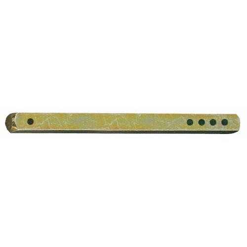 TIGE CARRÉE PERCÉE POUR POIGNÉES PORTE - 8 X 120 MM - ACIER ZINGUÉ BRICOZOR