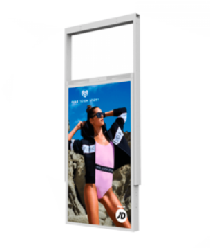 Totem vitrine - Double-face fixé au plafond - POSTER_0
