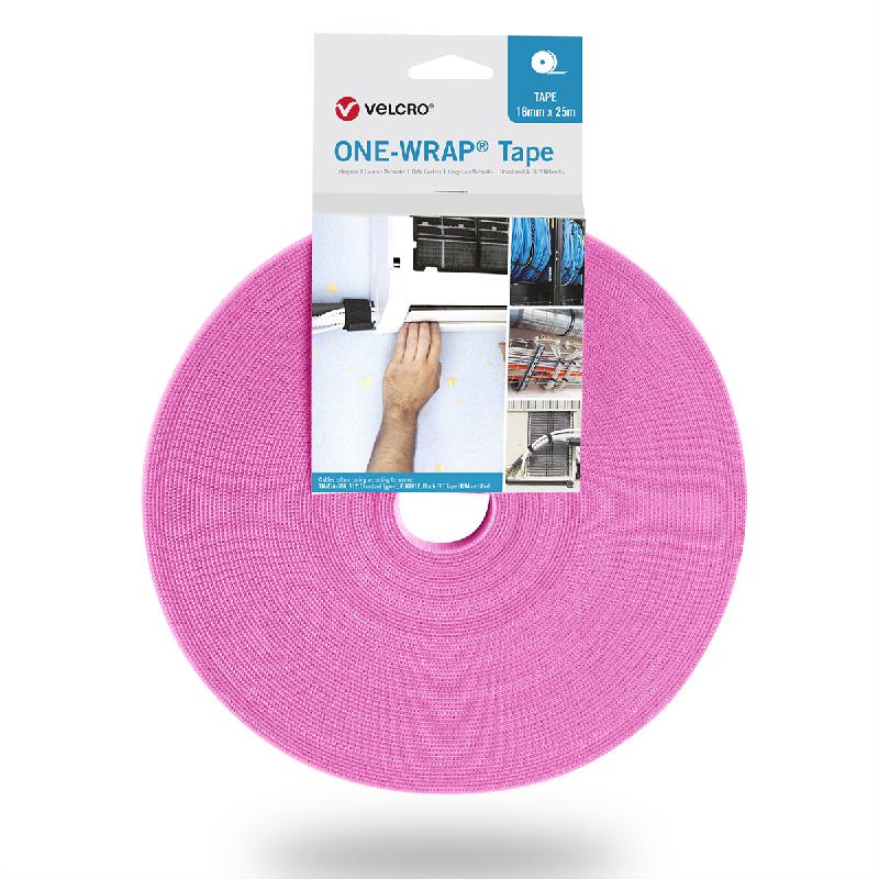 VELCRO® One Wrap® Bande 50 mm, rose, 25 m_0