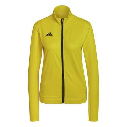 VESTE DE SURVÊTEMENT FEMME - ADIDAS - ENTRADA 22 TRACK JAUNE