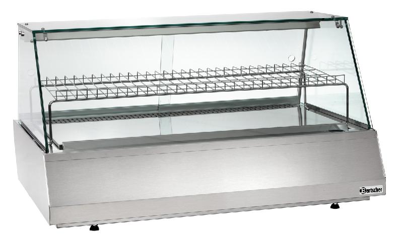 Vitrine réfrigérée 3/1 GN - verre plat - Marque Bartscher - 106,20 kg_0