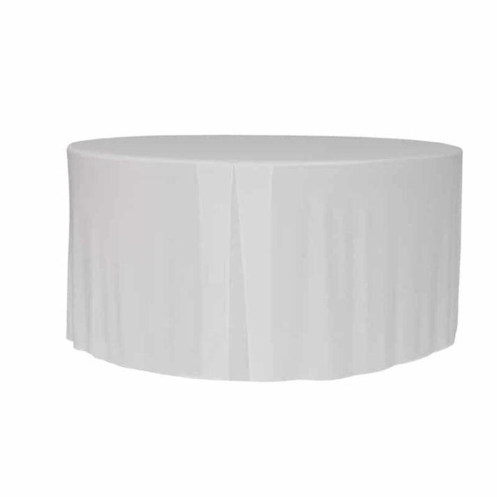 Zown Housse lisse pour table Planet150 – Blanc - blanc polyester SPTTP-00362_0