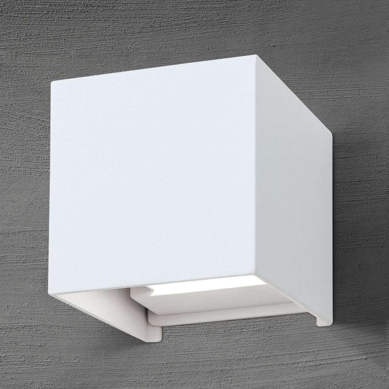 ORION APPLIQUE D’EXTÉRIEUR LED CUBIQUE CUBE BLANCHE