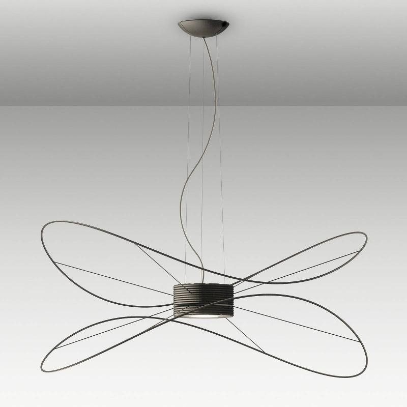 AXO LIGHT AXOLIGHT HOOPS 2 SUSPENSION LED, NOIRE