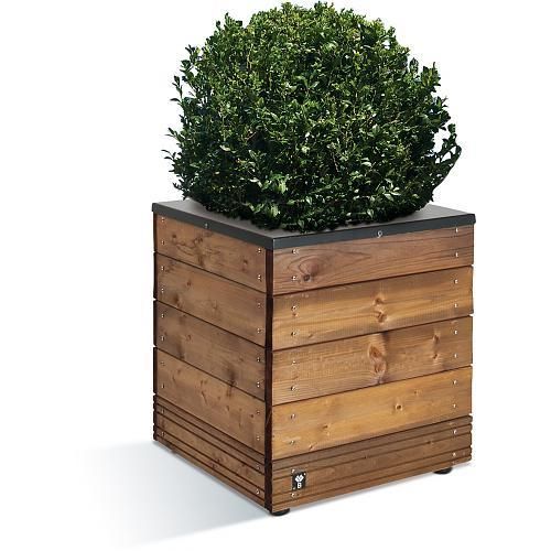 BAC À FLEURS EN BOIS - 63 LITRES - 45 X 45 CM - HAUTEUR 47 CM - SELEKT JARDIPOLYS
