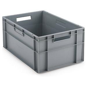 BAC PLASTIQUE GERBABLE NORME EU RAJA 600X400X270 MM