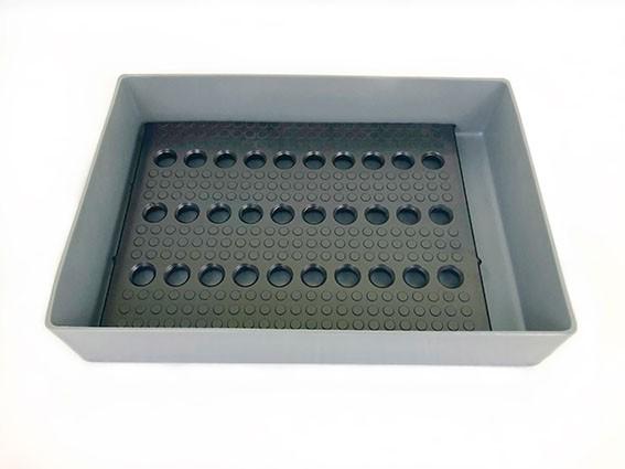 Bacs de rétention 25L - avec ou sans caillebotis - fabriqués en France - BCRTTHDGR-PU01/CLB_0