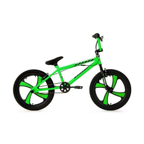 BMX FREESTYLE - KS CYCLING - COBALT - 20 POUCES - VERT FLUO