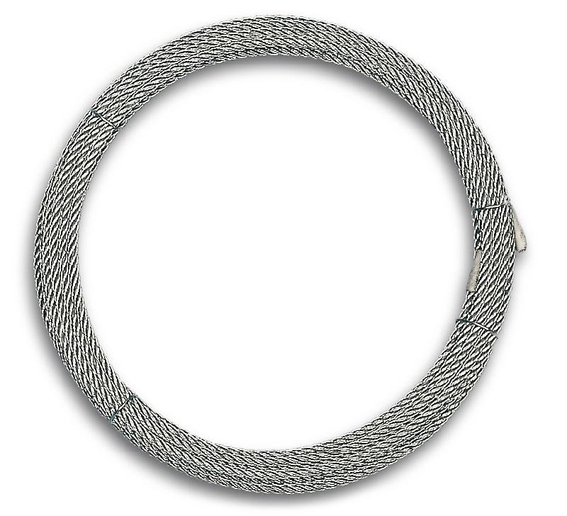 CÂBLE ACIER GALVANISÉ 7X7 DIAMÈTRE 6MM COURONNE 100M - CHAPUIS - C6100L