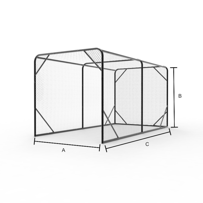Cage pour course de drone - filet en nylon sans nœuds - dimensions standard 20 pi x 20 pi_0