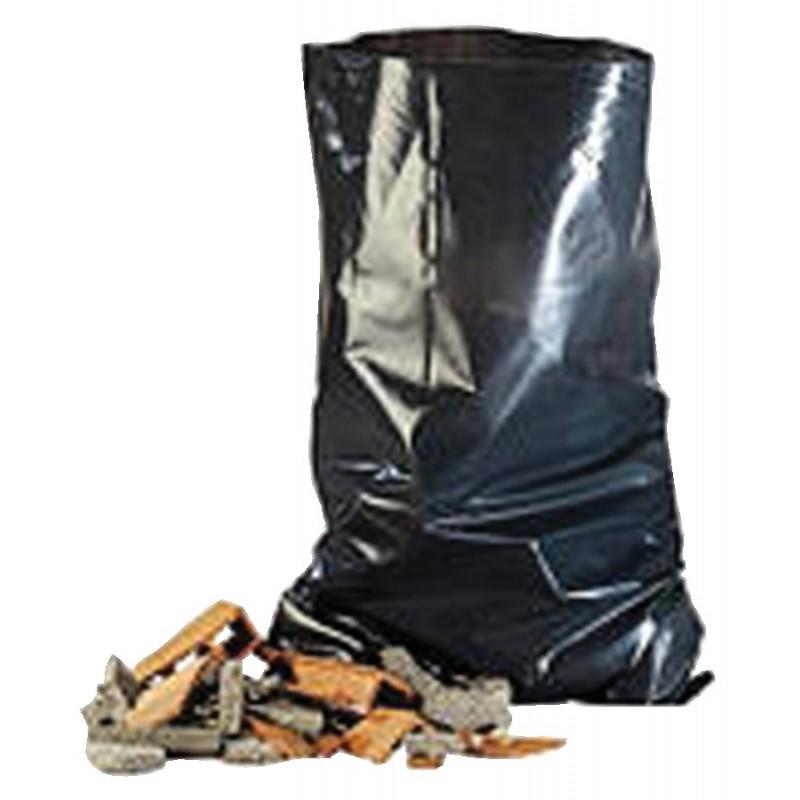 CARTON DE 100 SACS À GRAVAT EN POLYÉTHYLÈNE NOIR 1000 X 500MM - TOUSSAC - SG0500/1000/001N