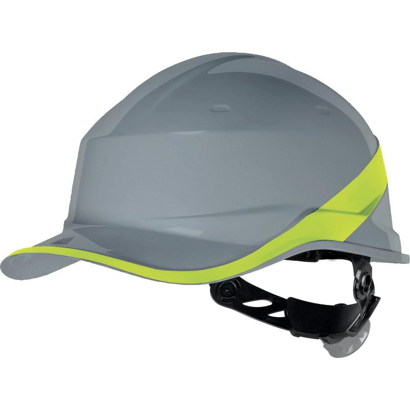 Casque de chantier ABS - Forme casquette baseball Diamond5 - Vision verticale améliorée et isolement électrique_0