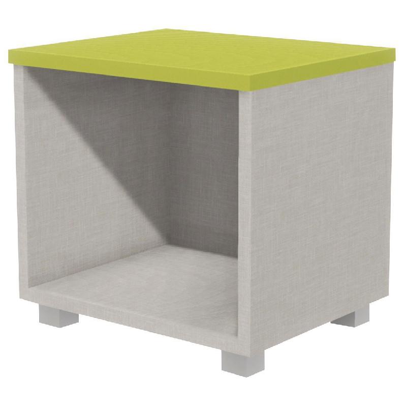 CHEVET NICHE IDENTITÉ ARGENT/VERT - MANUTAN COLLECTIVITÉS