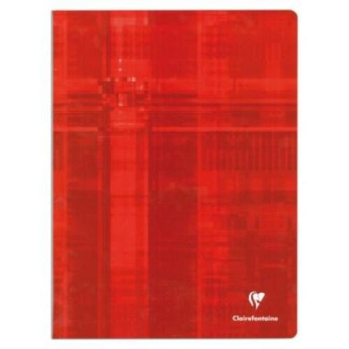 Clairefontaine Lot de 10 Cahier Metric 24x32, 96p./48 feuilles 90 g/m² piquées, ligné 8 mm + marge - 3329680633658_0