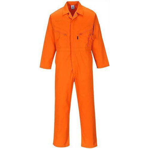 COMBINAISON DE TRAVAIL LIVERPOOL À ZIP C813 ORANGE XXL - PORTWEST